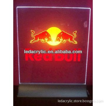RED BULL ENERGY DRINK LED LIGHTED ACRYLIC SIGN